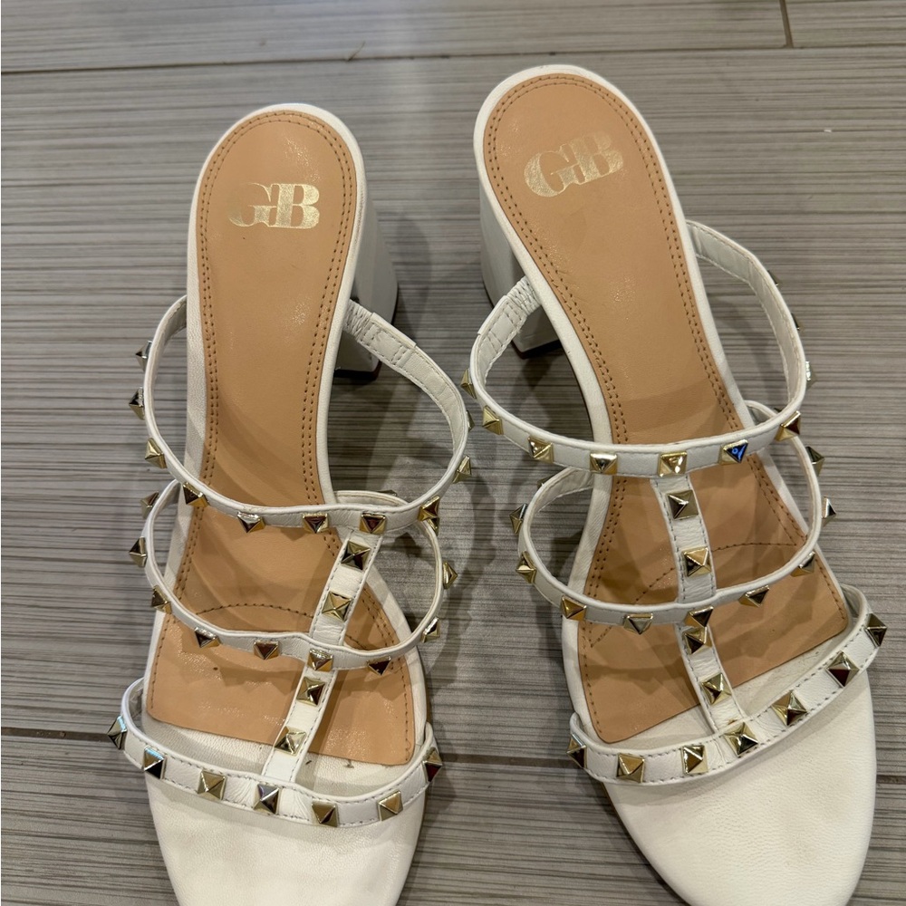 Gianni Bini Studded Block Heels